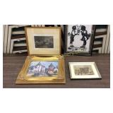 4 Pieces Framed Art