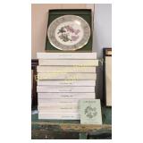11 Lenox Boehm Bird Plates