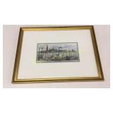 Watercolor Venice Canal Scene