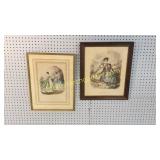 2 Framed Fashion Prints