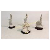 4 Giuseppe Armani Bisque Figurines