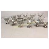 14 Mostly Sterling and Crystal Sherbert