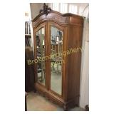 Belgian Fruitwood Armoire