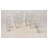 12 Crystal Flutes