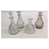 4 Decanters/ Water Jug