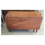 Antique Cherry Drop Leaf Table in Original Finish