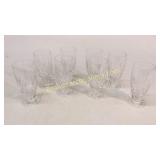 8 Waterford Water Glasses