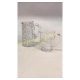 2 Crystal Pitchers