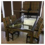 John Widdicombe Asian Dining Table & 6 Chairs