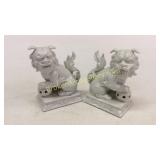 Pair Blanc deChein Foo Lions