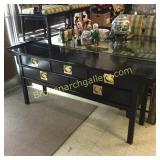 Asian Server in Black Paint