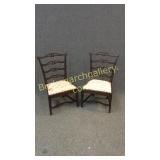 Pair of  American Chippendale Chairs