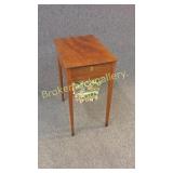 American Walnut Sewing Stand