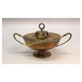 Brass and Silver Plate Tureen