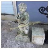 Garden Cherub Statue