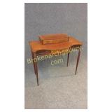 Inlaid Serpentine Ladies Dressing Table