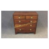 Continental 2 Over 3 Mahogany Chest