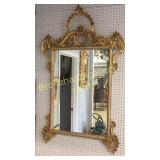Carved Gilded Italian Mirror