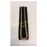 18 K Heavy Gold Rope Chain