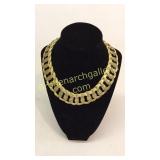 Woven Gold Wire Necklace