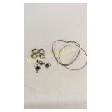 Group Mixed Sterling and Silver Jewelry