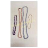 4 Hard Stone Necklaces