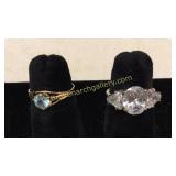 Sterling Mount Ring, Yellow Gold? Ring