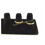 2 14 K Yellow Gold Wedding Bands