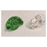 Baccarat Turtle, Steuben Hippo