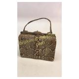 Vintage Python Purse, made in Greece