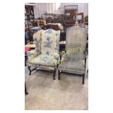 Wingback & Lolling Open Armchair