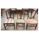 3 Period  Side Chairs