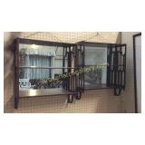 Pair Hanging Whatnot Shelves