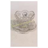 Brilliant Cut Jam Pot with Underplate