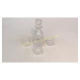 Waterford Decanter and 3 Tumblers