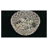 Cut a Glass Bowl, 5 Point Star