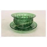 Beautiful Green Brilliant Cut Sauce Set