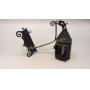 Revere Style Punched Tin Lantern/ Forged Bracket