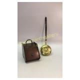 Brass Bed Warmer, Coal Hod