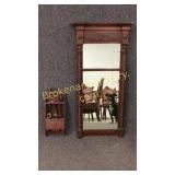Split Sheraton Mirror & Pipe Box W 4 Pipes