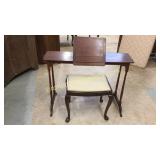 Queen Anne Footstool & Book Stand