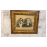 Ancestral Photograph in Gesso Frame