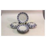 10 Pieces Burlsum England Soup Service