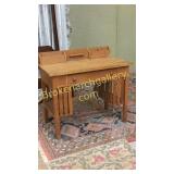 Oak Mission Style Desk