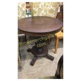 Tiger Oak Entry Table