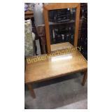 Birdseye Maple Coffee Table & Curly Maple Mirror