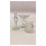 3 Cut Glass Articles
