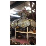 Slag Glass Pendant Light