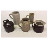 5 Pieces Assorted Pottery
