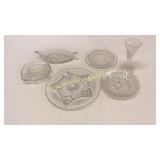 6 Pieces Cut Glass